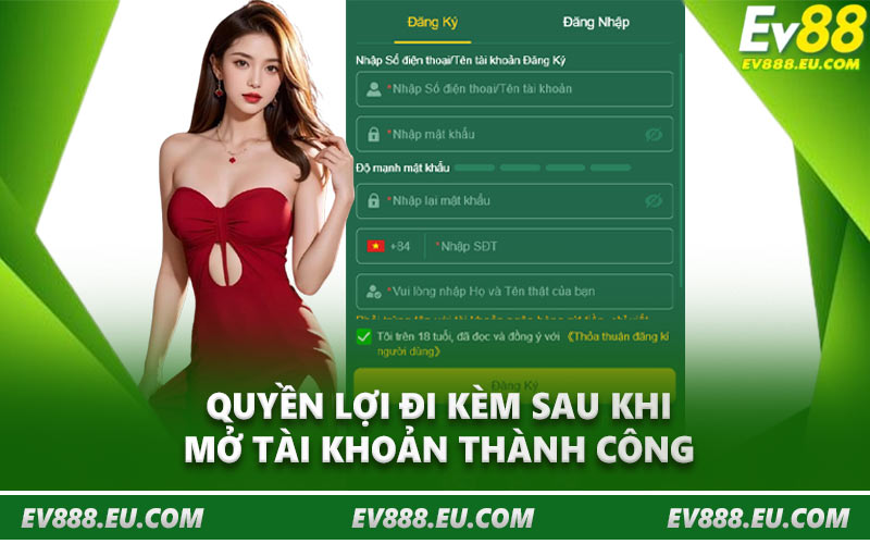 Quyền lợi đi kèm sau khi mở tài khoản thành công